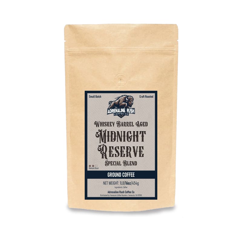 Midnight Reserve Whiskey Barrel Aged Coffee